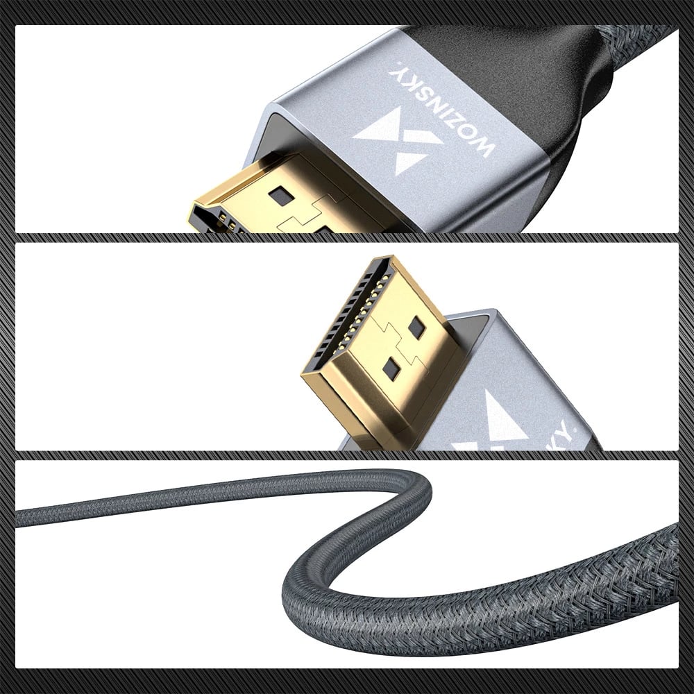 Kabllo HDMI Wozinsky WHDMI-50, 5m, 8K 60Hz, 48Gbps, argjendtë Kabllo HDMI Wozinsky WHDMI-50, 5m, 8K 60Hz, 48Gbps, argjendtë