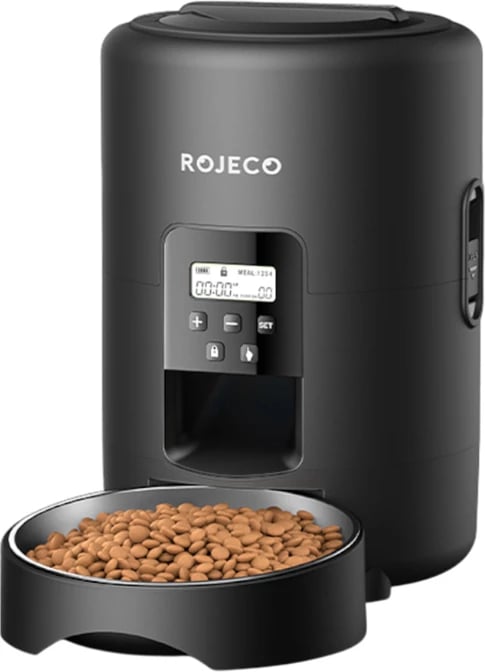 Shpërndarës automatik ushqimi, Rojeco, RWSQZDTAJ-2L, 2 L, e zezë