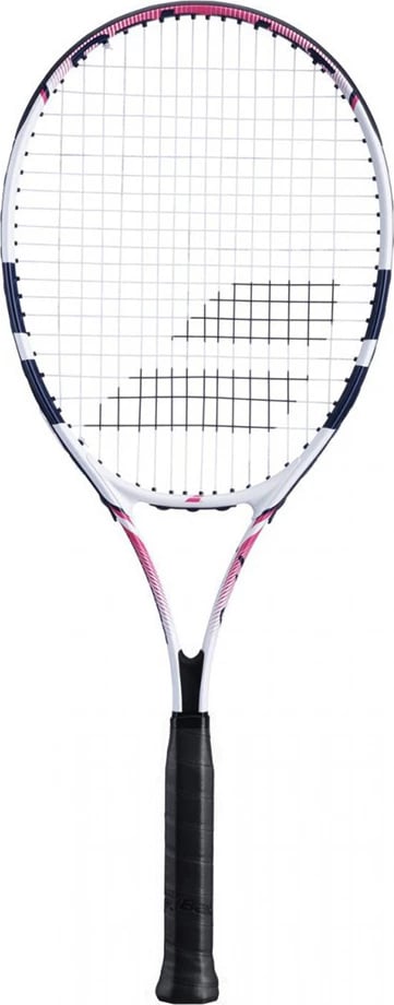 Raketë tenisi për femra Babolat, bardhë-rozë-mavi