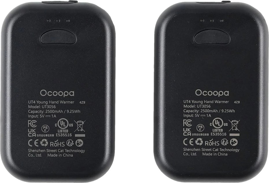 Ngrohës elektrik për duar Ocoopa UT4, 5000 mAh, alumini, zi/blu