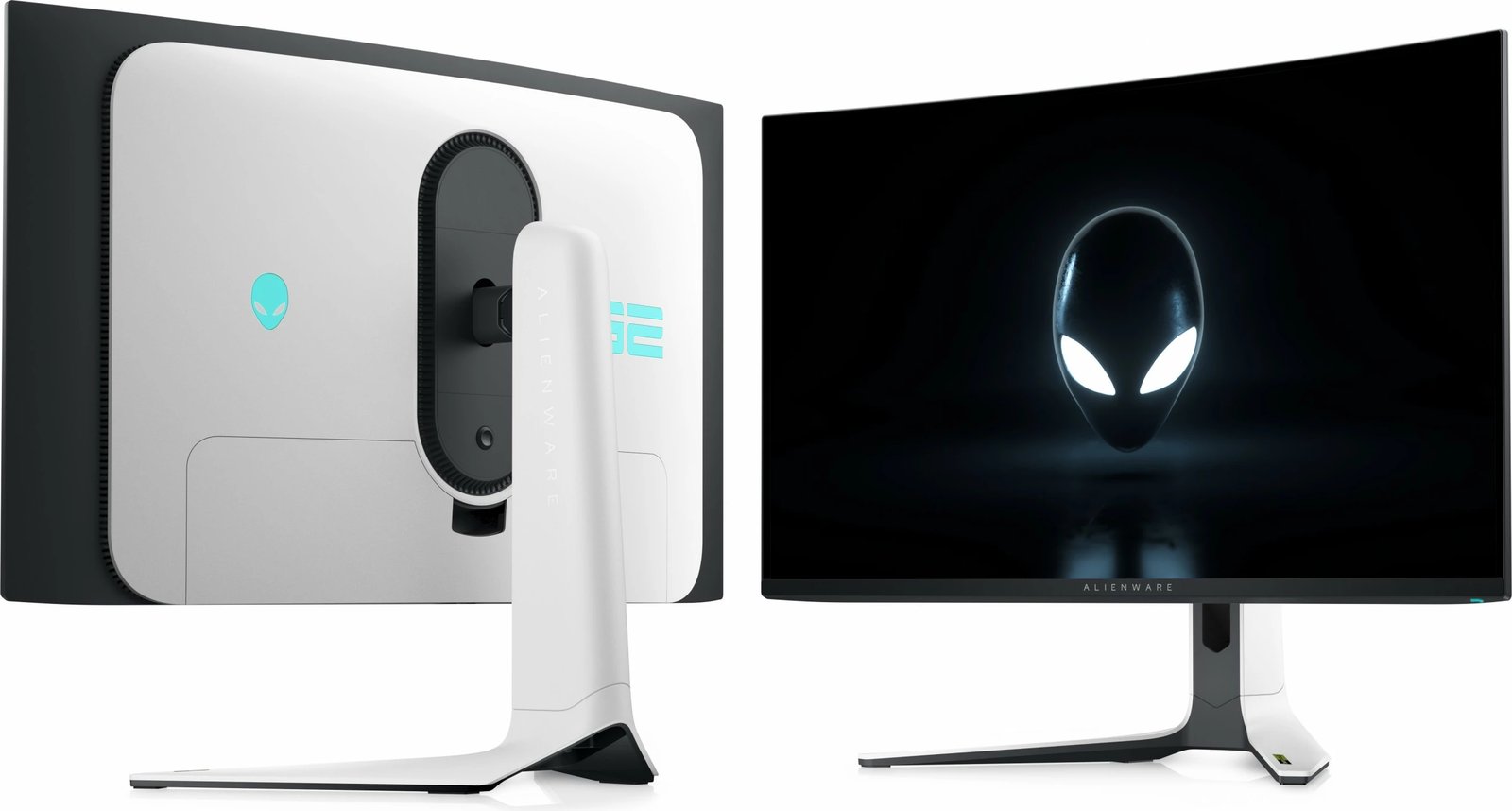 Monitor Alienware DELL AW3225QF, 32 inç, 4K Ultra HD, QD-OLED, 240Hz, zi/bardhë