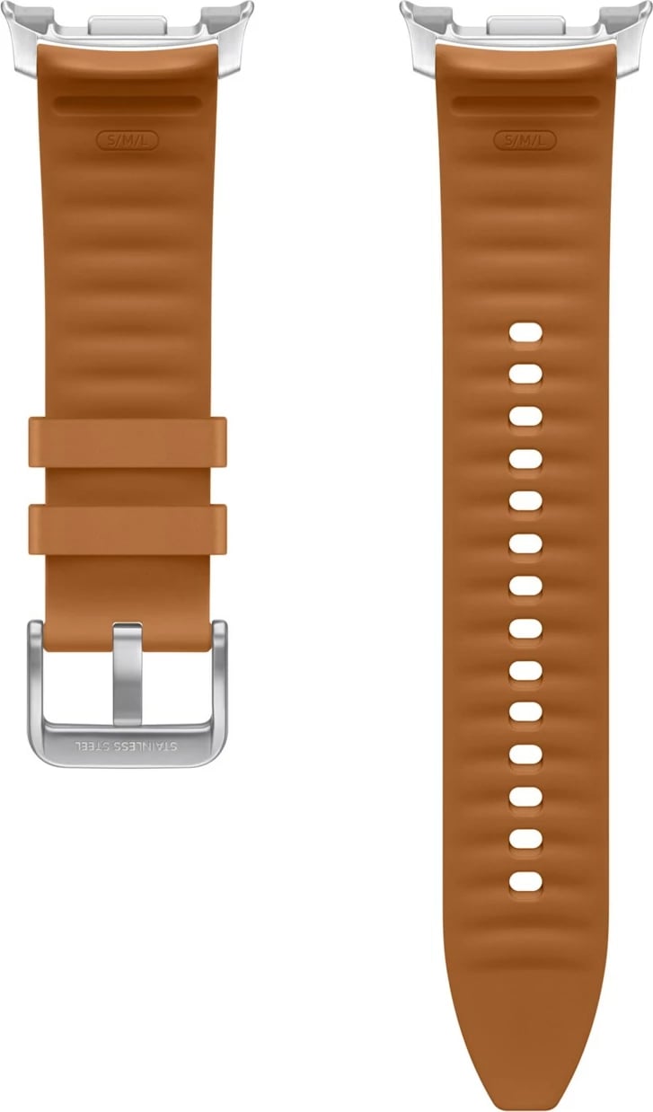 Rrip smartwatch Samsung Hybrid për Watch8 Classic, S/M & M/L, lëkurë artificiale, kafe