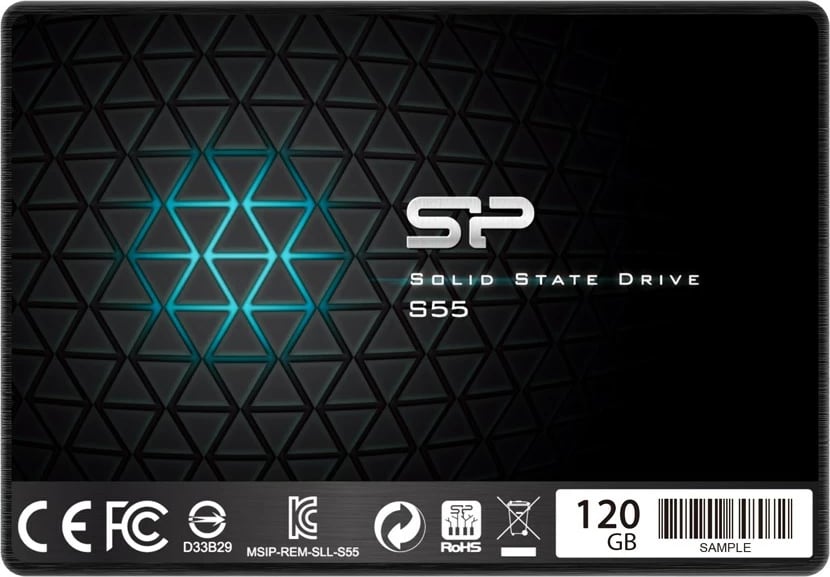 Hard disk i brendshëm Silicon Power Slim S55, 2.5", 120 GB, Serial ATA III TLC