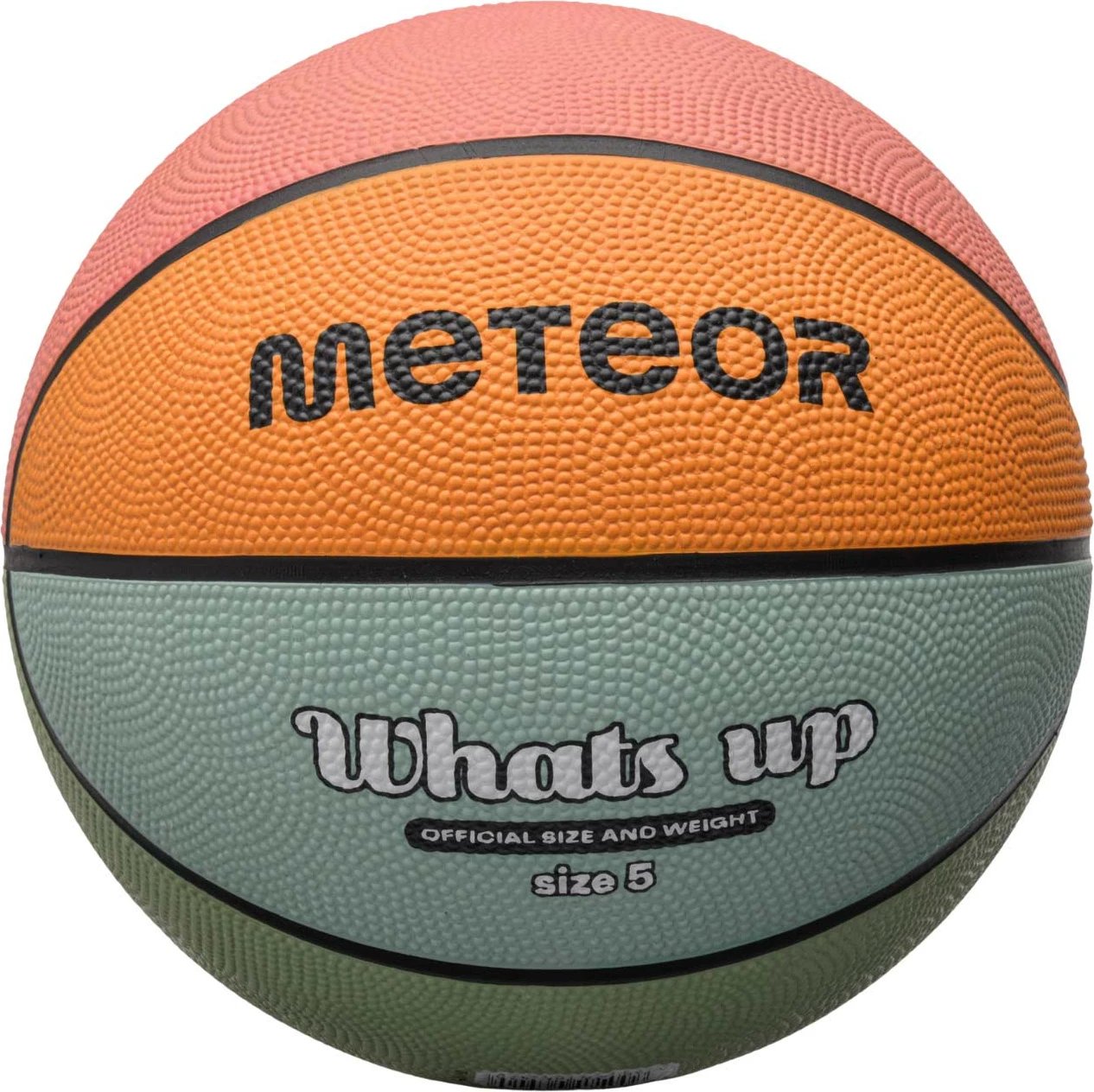 Top basketbolli Meteor, blu-portokalli