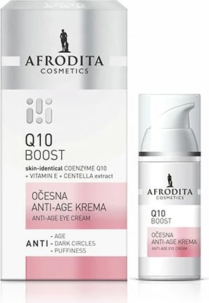 Krem antirrudhë për sy Afrodita Q10 Boost, 15ml