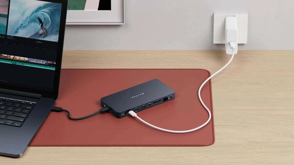 Docking station Targus Hyperdrive EcoSmart Gen.2 Dual, USB Type-C, HDMI, Ethernet, SD, 10Gbps, blu