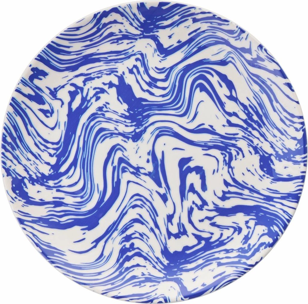 Set pjatash shërbimi, 6 copë, Hermia Concept, valë blu