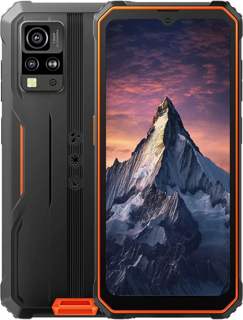 Celular Blackview BV4800 Pro, 4/128GB, portokalli