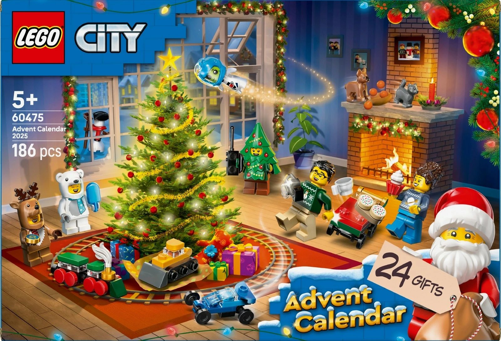 Set lodrash LEGO City Advent Calendar 60475, 186 pjesë, për fëmijë, shumëngjyrësh Set lodrash LEGO City Advent Calendar 60475, 186 pjesë, për fëmijë, shumëngjyrësh