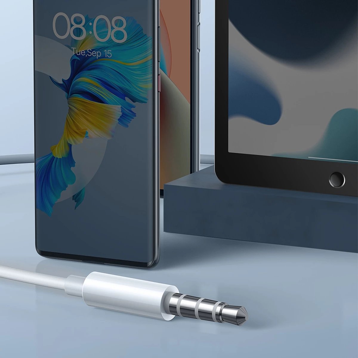 Kufje Baseus Encok H17 me kabllo, 3.5mm mini jack, të bardha Kufje Baseus Encok H17 me kabllo, 3.5mm mini jack, të bardha