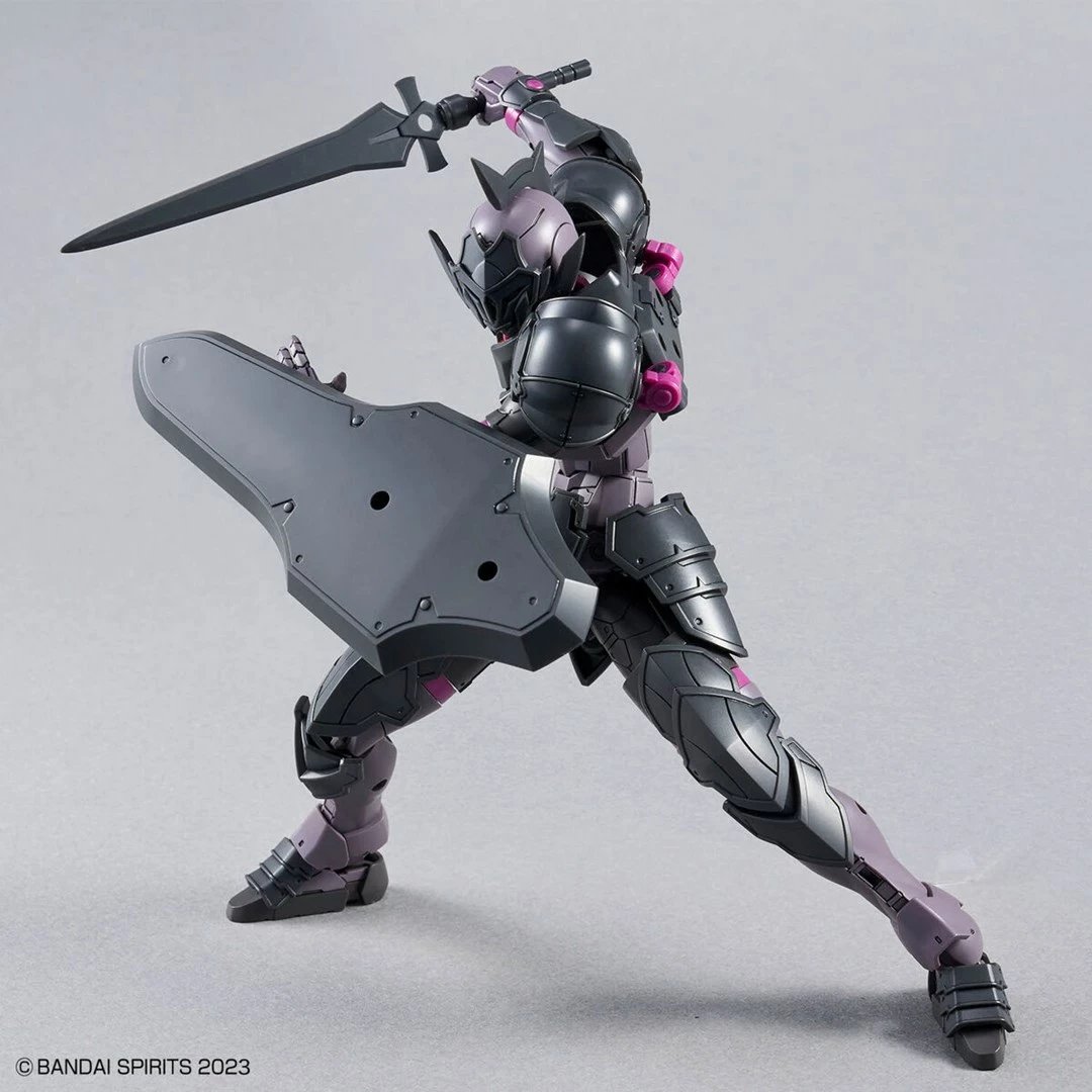 Figurë koleksionuese Bandai 30MF Rosan Knight, model ndërtimi, gri