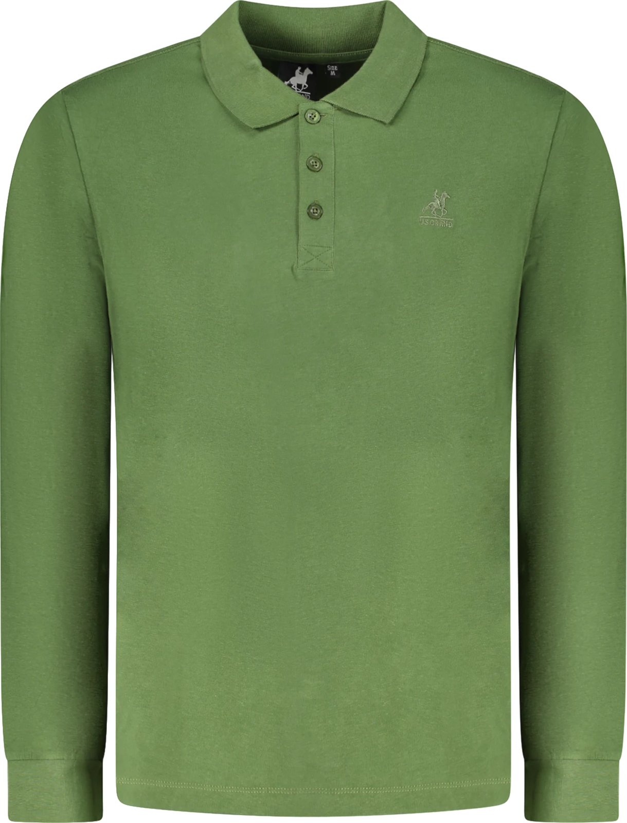 Maicë polo me mëngë të gjata U.S. GRAND meshkuj, gjelbër