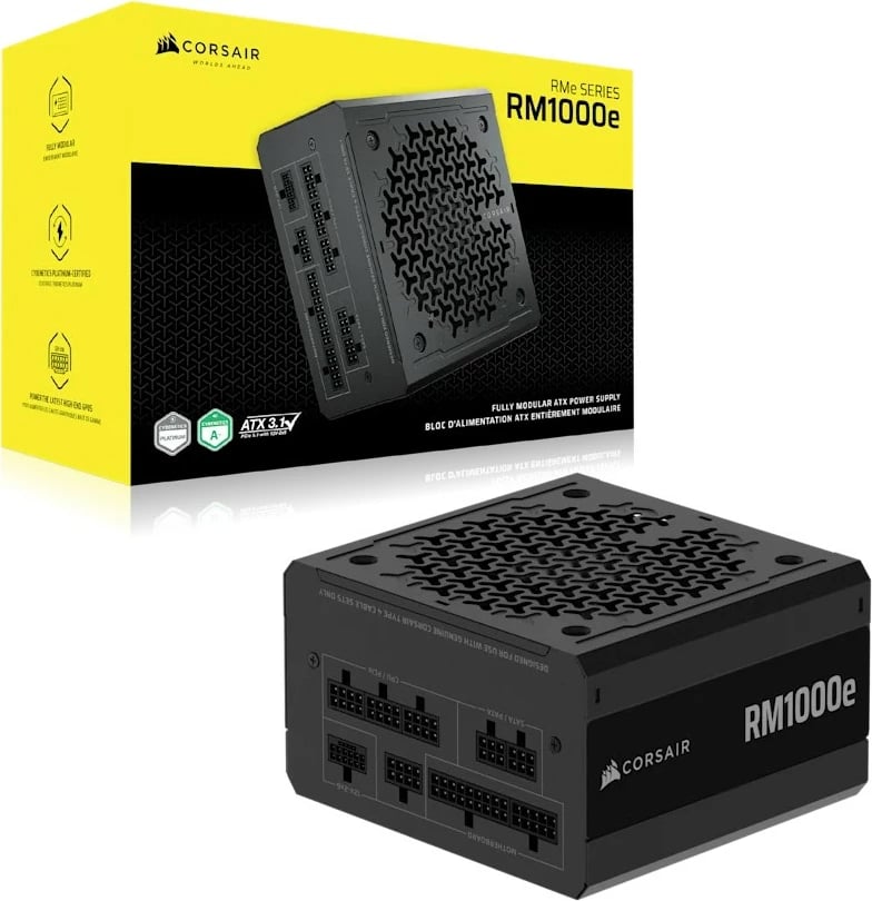 Kasë rryme Corsair RMe Series RM1000e, 1000W, Full Modular, 80 PLUS Gold, e zezë