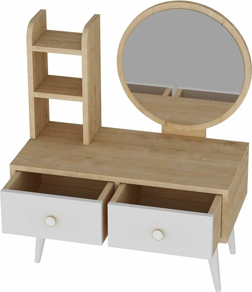 Tavolinë grimi Hanah Home Cindy, e bardhë dhe safir