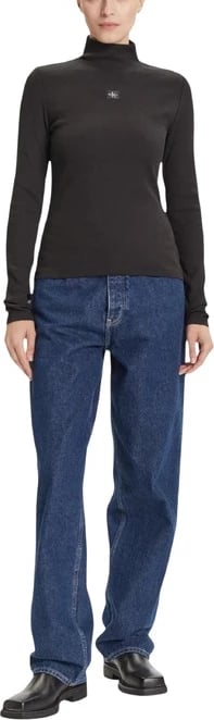 Xhemper femra Calvin Klein Jeans, e zezë