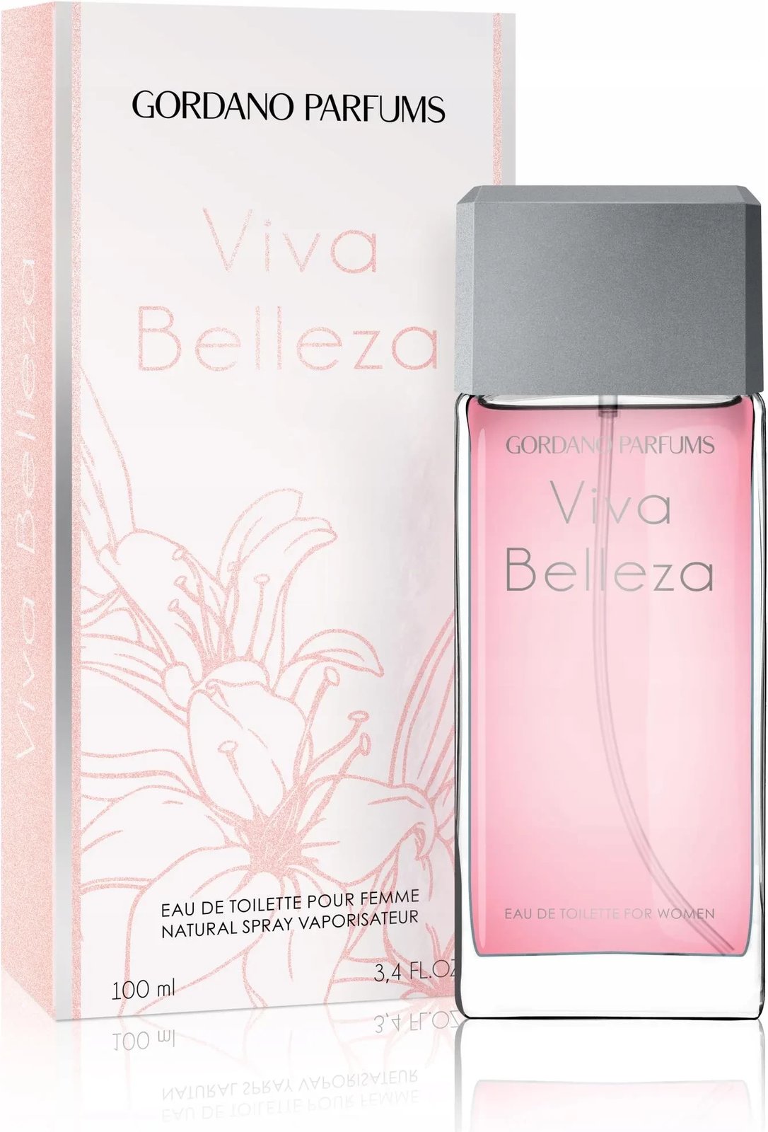 Eau de toilette Gordano Parfums Viva Belleza, WOMEN, 50 ml