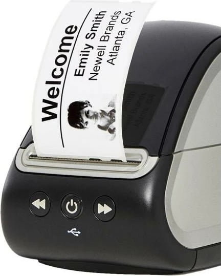 Printer etiketash, Dymo LabelWriter 550 2112722, 300dpi, termik direkt, për PC/Mac, i zi/gri