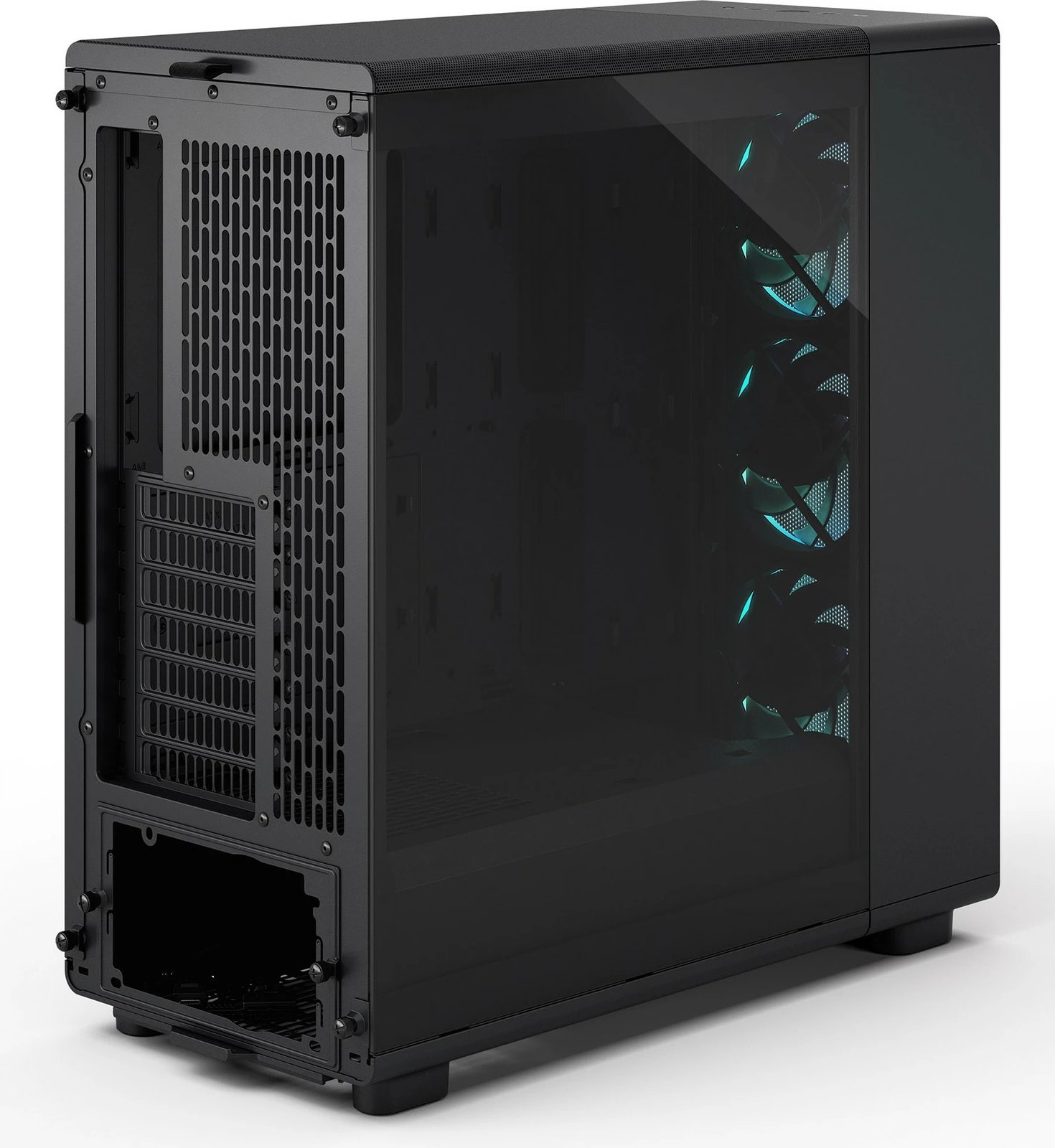 Kasë Fractal Design Epoch Black TG RGB, Midi Tower, xham i temperuar, e zezë