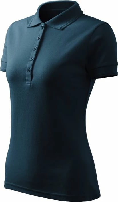 Polo maicë për femra Malfini, blu e errët