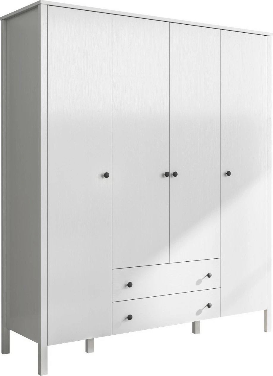 Dollap Hanah Home, FRN-20013, ngjyrë druri dhe e bardhë