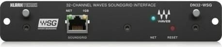 Kartë Klark Teknik DN32-WSG, 32-kanale, WAVES SoundGrid