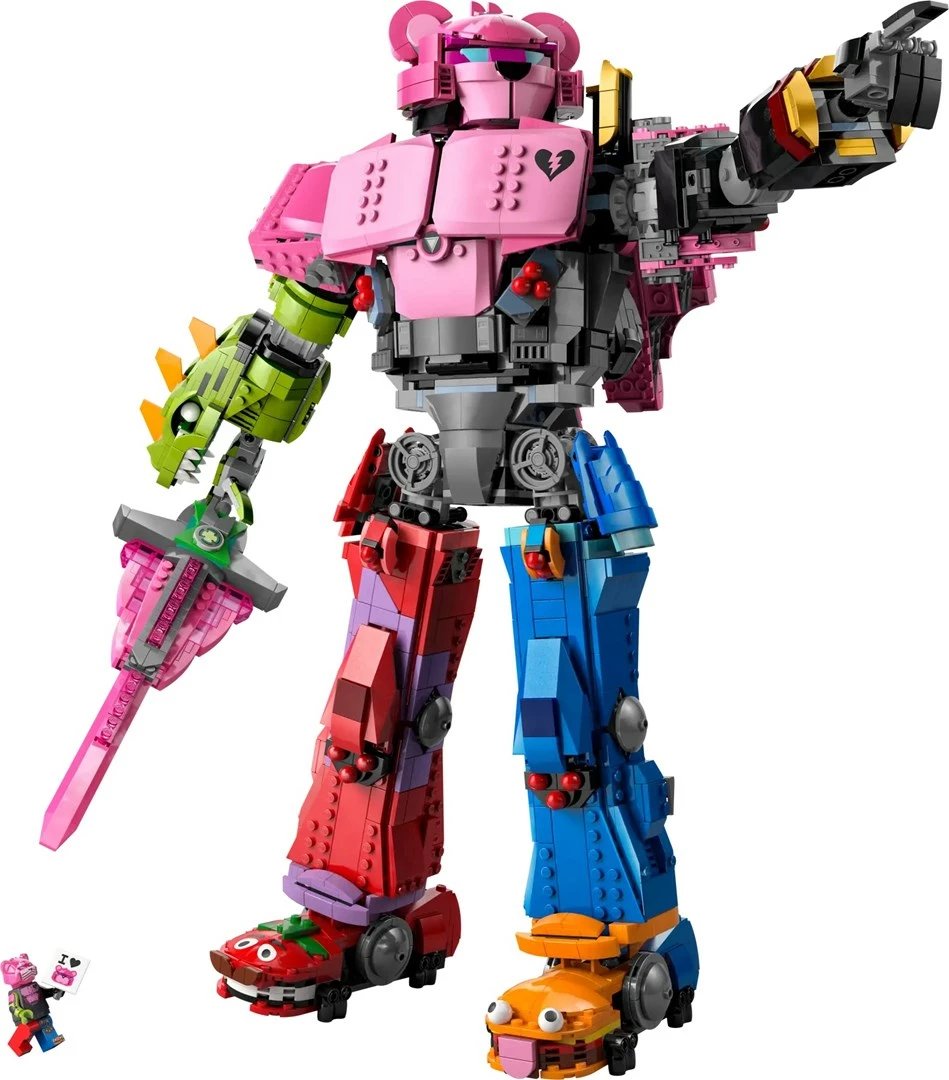 Set LEGO Fortnite Mecha Team Leader 77078, me minifigurë, shumëngjyrësh