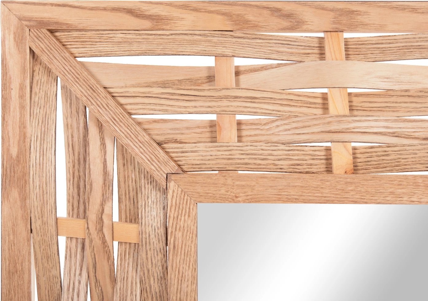 Pasqyrë muri katrore, FH4226, ngjyrë lisi, 71x7x71 cm