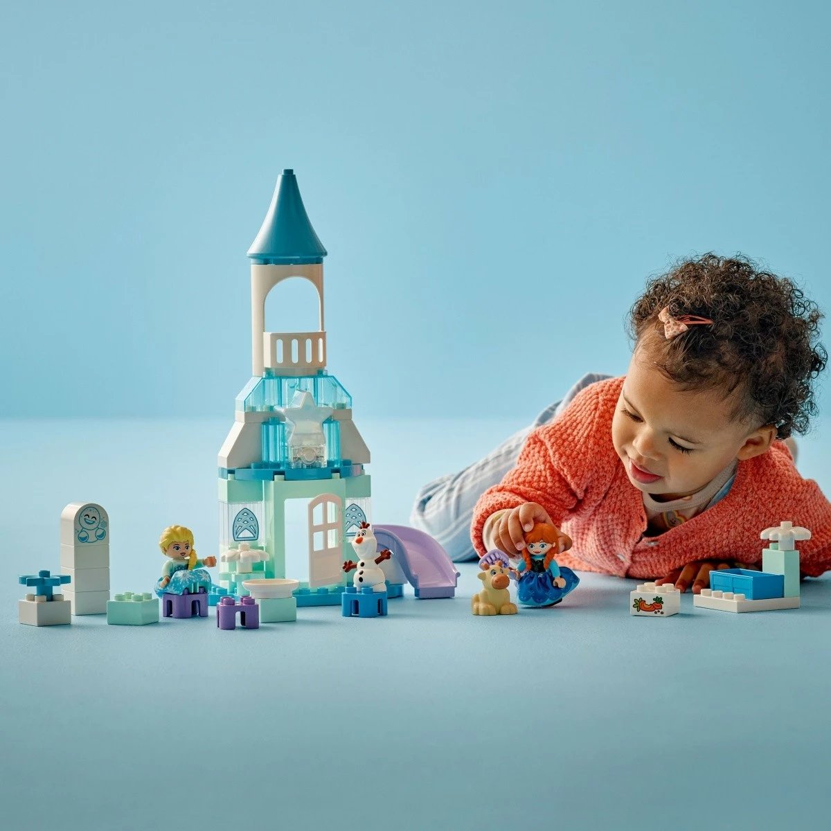 Set lodrash LEGO DUPLO Frozen 10455 Anna and Elsa's Ice Castle Party, 54 pjesë, shumëngjyrëshe