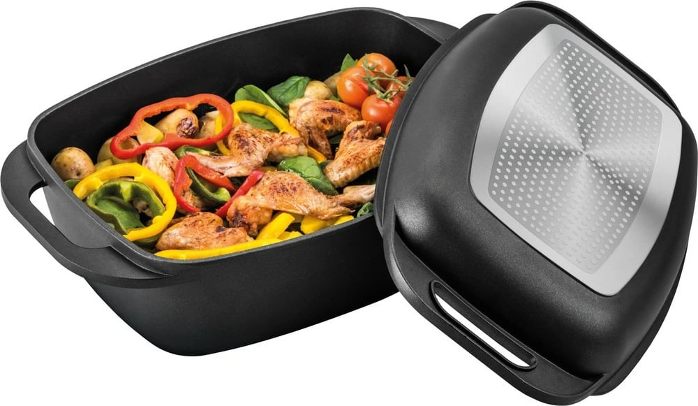 Tavë Lamart LT1105, 9 L/ 3 L, e zezë