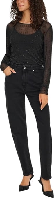 Maicë me mëngë të gjata Only për femra, e zezë