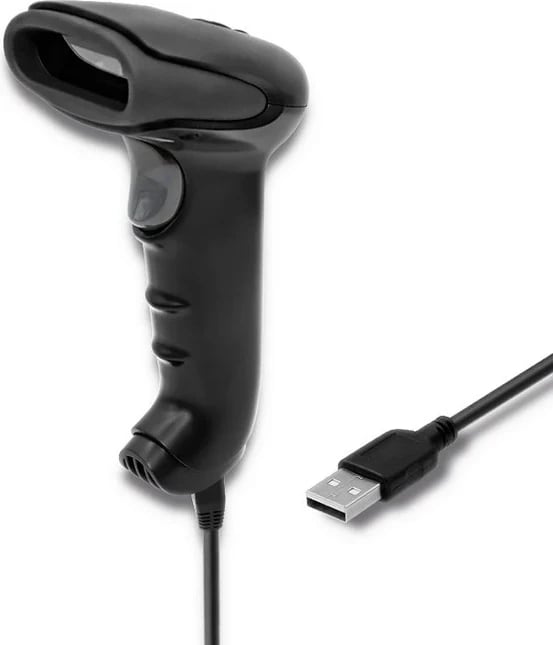 Qoltec 50868 Skaner lazer pa tela 1D | 2D | E zezë