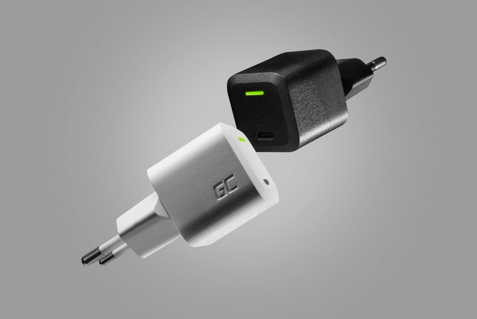 Karikues murit Green Cell GC PowerGaN 33W, USB-C, i zi