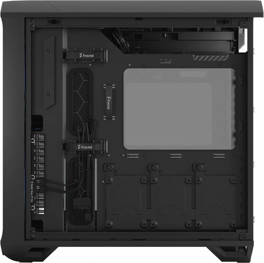 Kasë Fractal Design Torrent Compact RGB Black TG Light tint, Midi Tower, e zezë