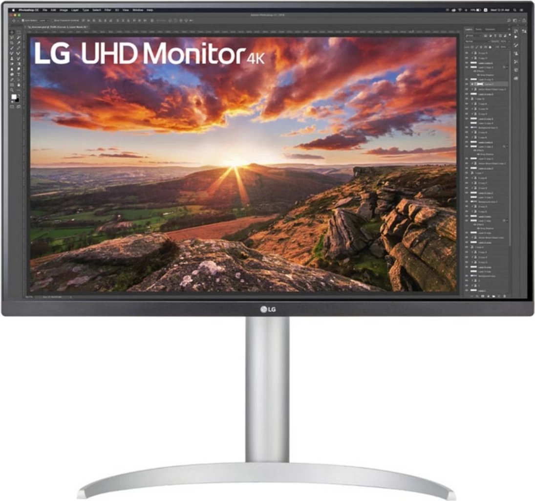 Monitor, LG, 27UP850K-W.AEU, 27" 4K UHD, e zezë