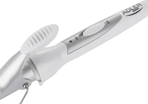 kaçurrelues flokësh, Adler, AD 2106, 25 mm, keramik, 40 W, e bardhë/argjend