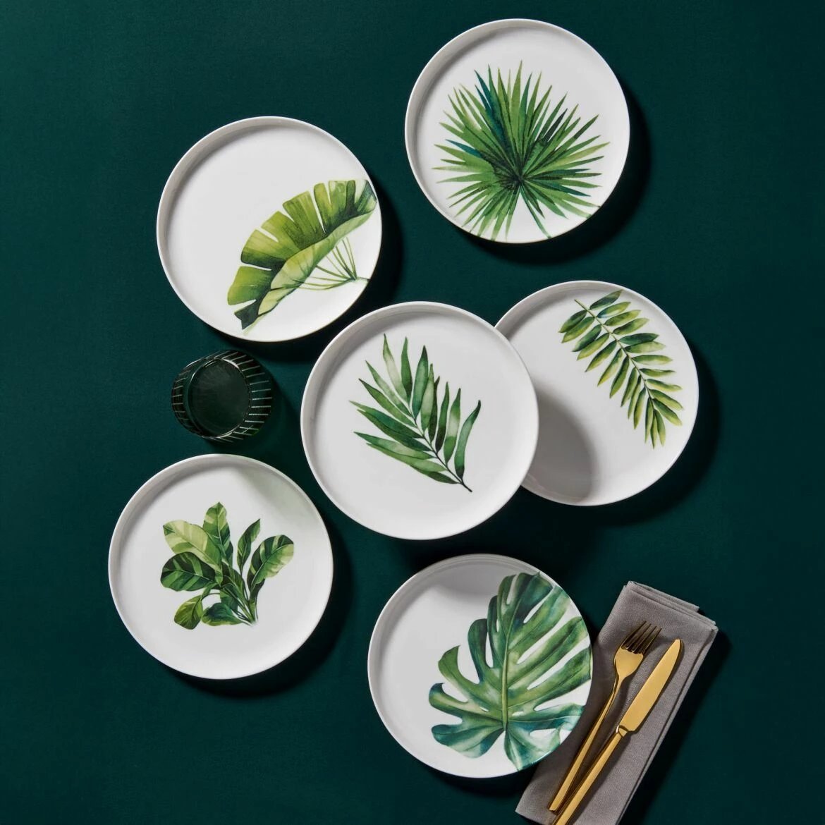 Set pjatash ëmbëlsirash (6 copë), Hermia Concept, GBSBLB621DUE3697K