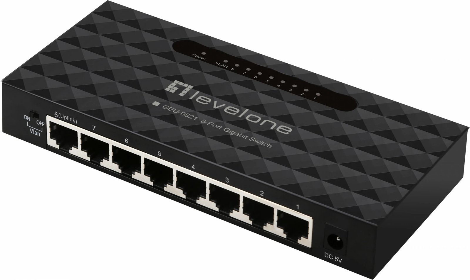 Switch LevelOne GEU-0821, 8 porta, Gigabit Ethernet, Managed, i zi