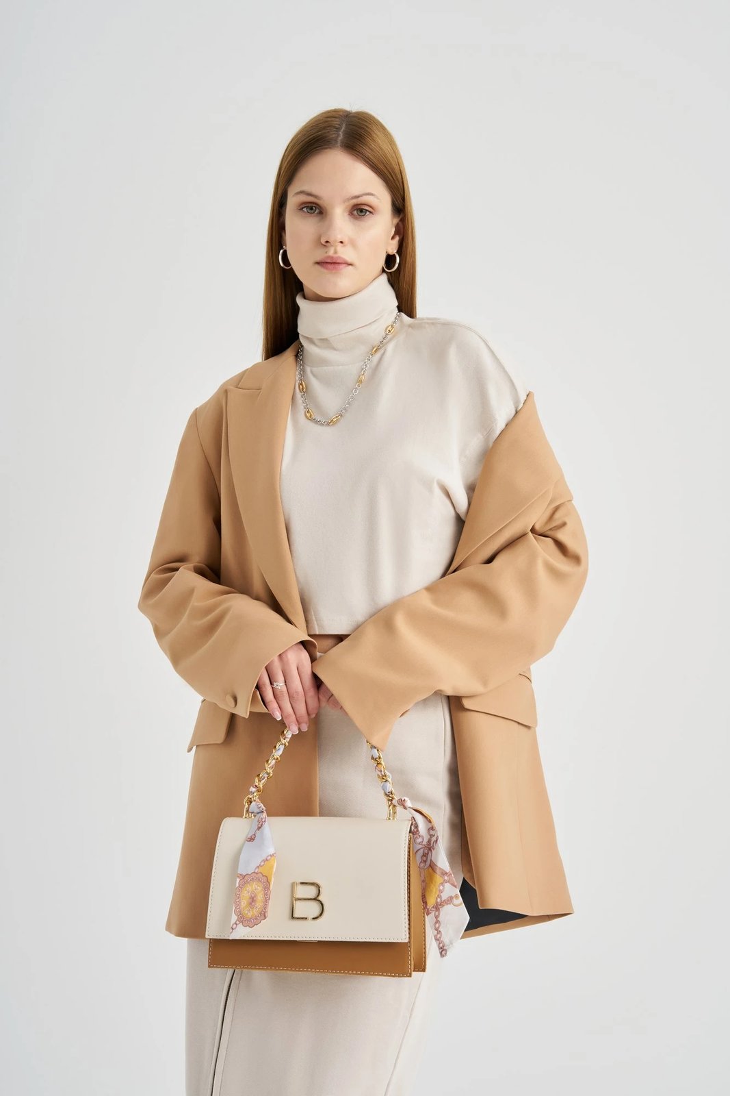 Çantë crossbody Lucky Bees, krem, kafe e hapur, 918 Çantë crossbody Lucky Bees, krem, kafe e hapur, 918