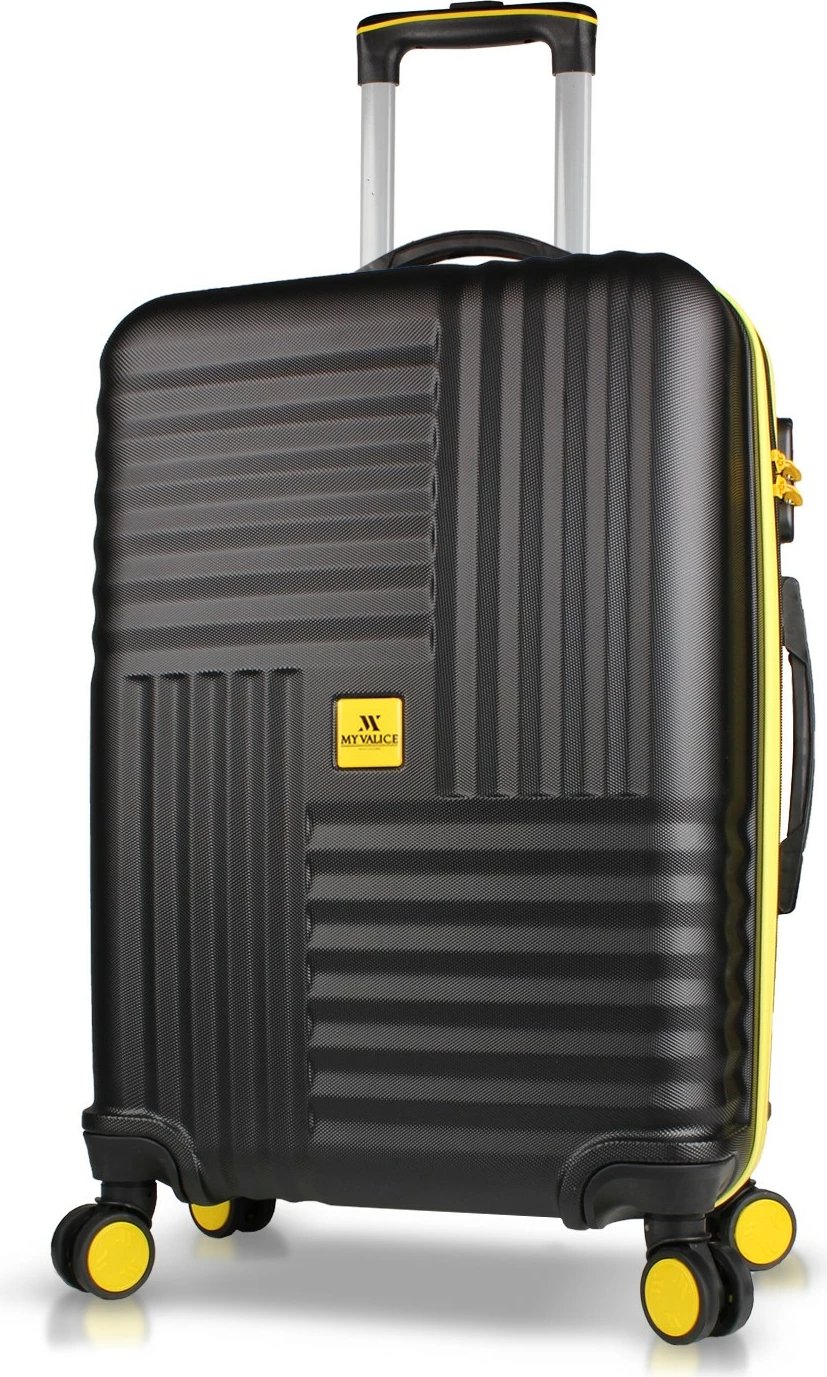 Valixhe udhëtimi Zoozie Bags, e zezë, 67x44x26cm