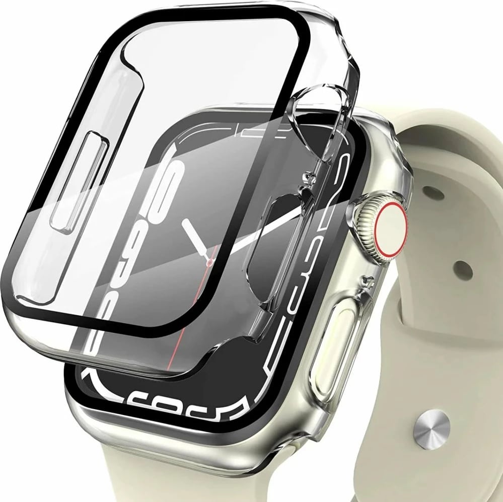 Mbështjellës Tech-Protect Defense360 për Apple Watch 7/8/9 45mm, Transparent