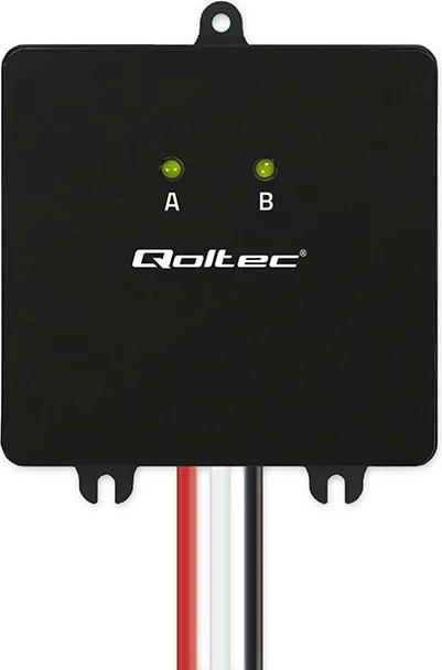Balancues tensioni Qoltec 51097 për 2x12V bateri, 24V, 5A, i zi