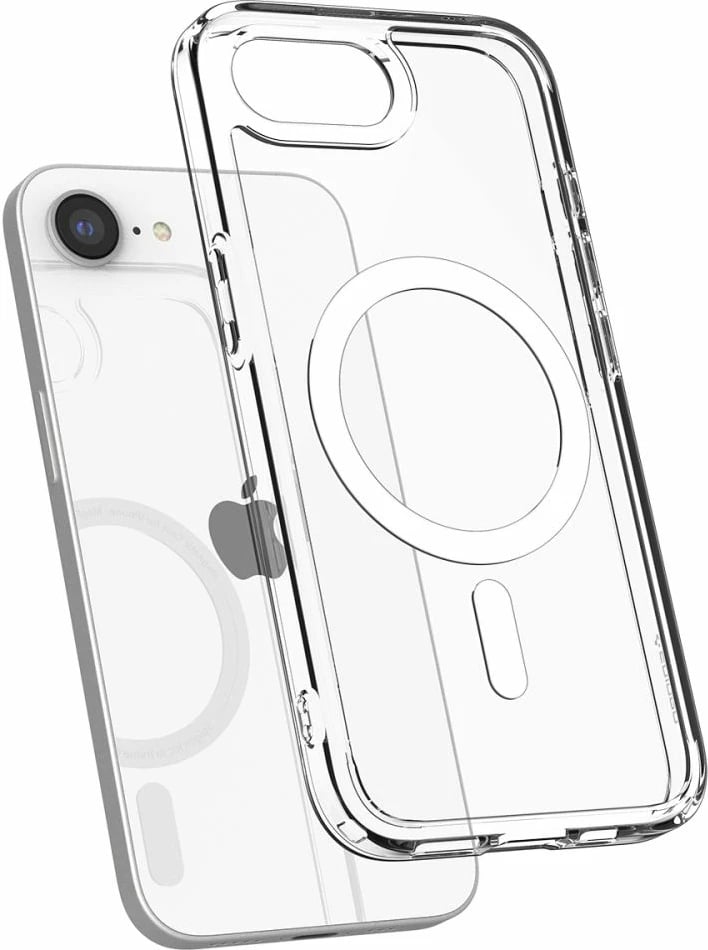 Mbështjellës Spigen Ultra Hybrid MagSafe për iPhone 16e, Transparent