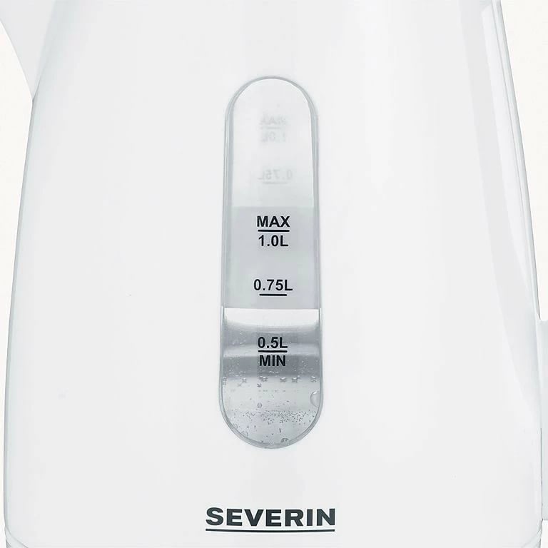 Çajnik Severin WK 3411, 1 L, 2200 W, Bardhë