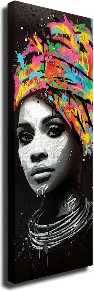 Pikturë dekorative në kanavacë, shumëngjyrëshe, PC263, 30x80cm