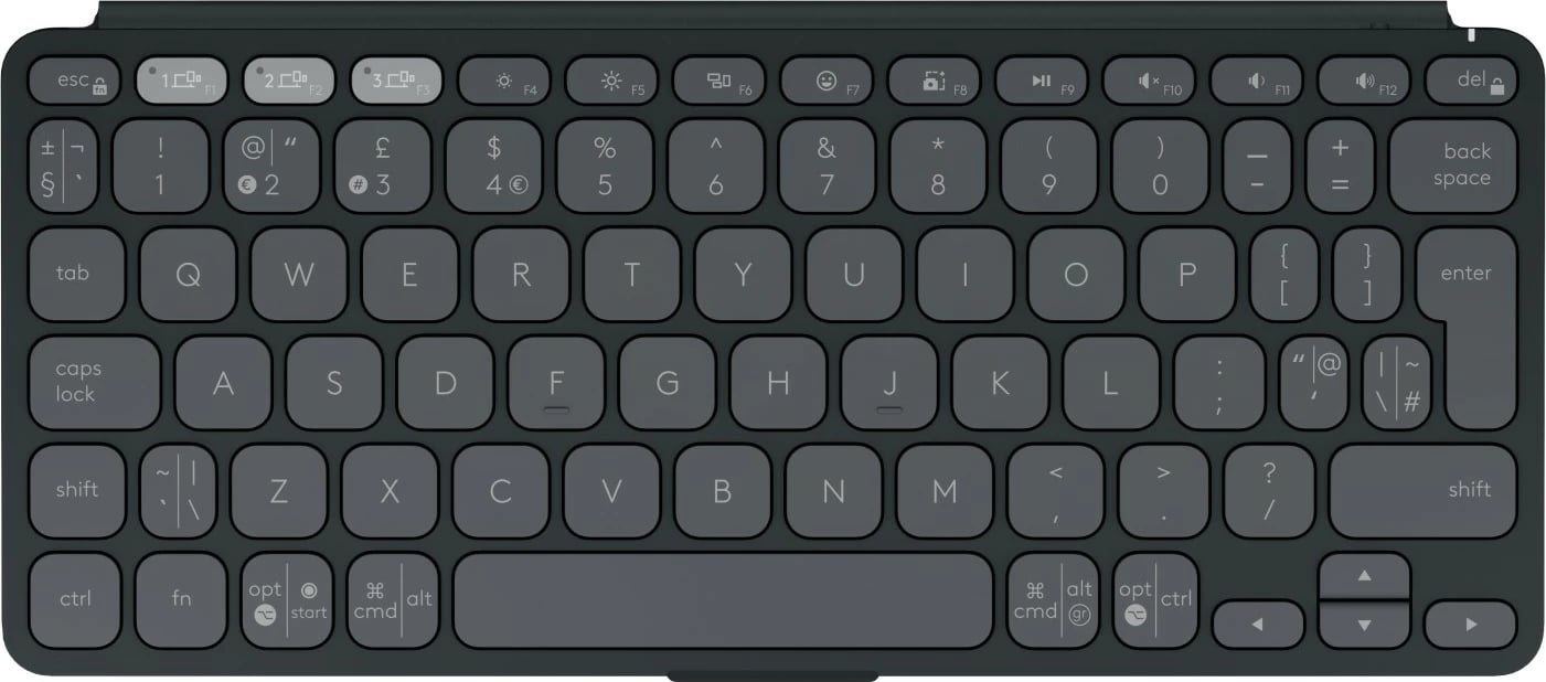 Tastierë mini Logitech Keys-To-Go 2, wireless, Bluetooth, QWERTY, graphite Tastierë mini Logitech Keys-To-Go 2, wireless, Bluetooth, QWERTY, graphite