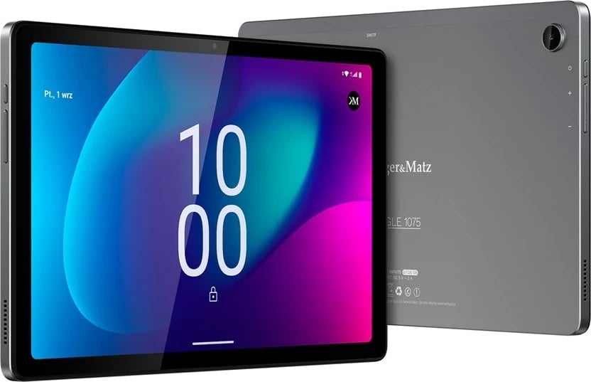 Tablet Krüger&Matz KM1075, 128 GB, 10.4", 6 GB RAM, 4G LTE, Grafit