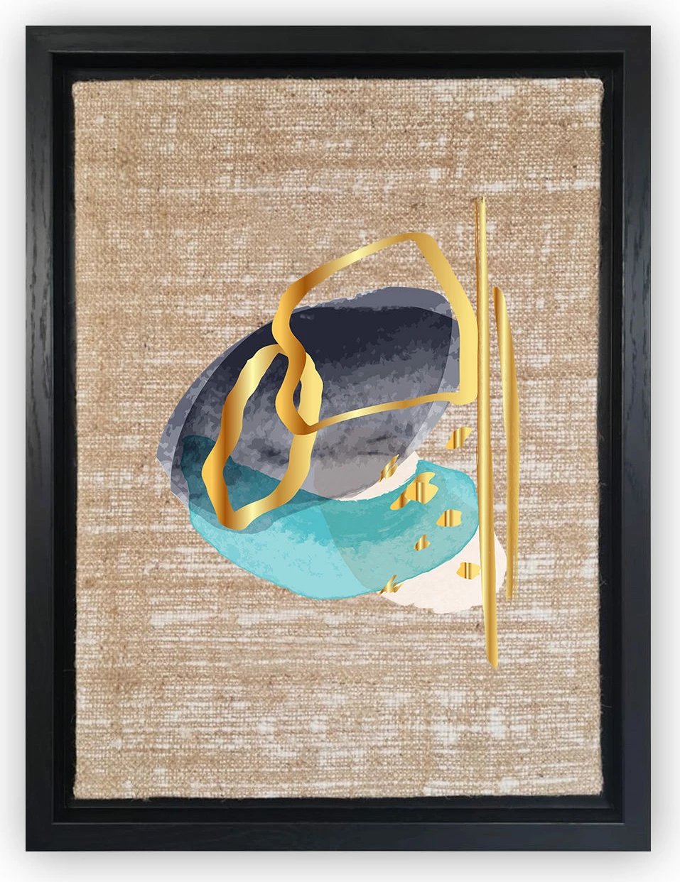 Pikturë dekorative në kanavacë, shumëngjyrëshe, Wallity LSJ31942523284 - 4666, 46x66cm