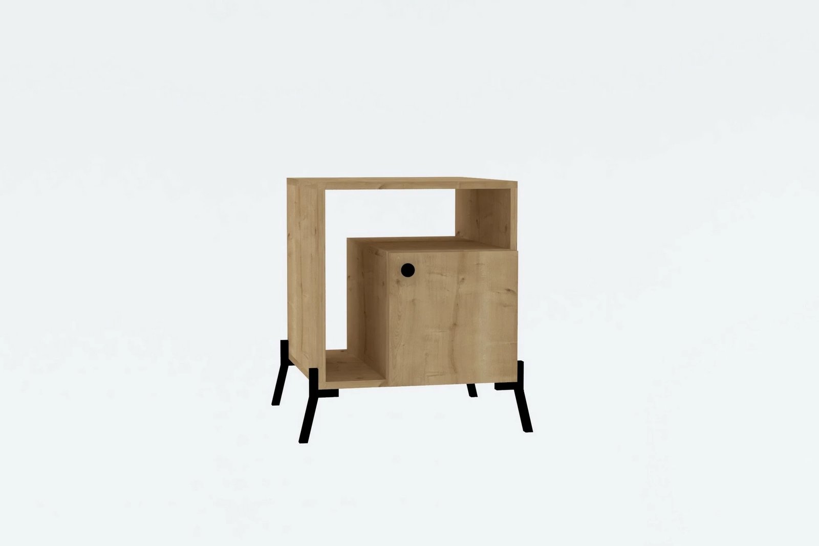 Komodin Hanah Home, Hazal, ngjyrë lisi