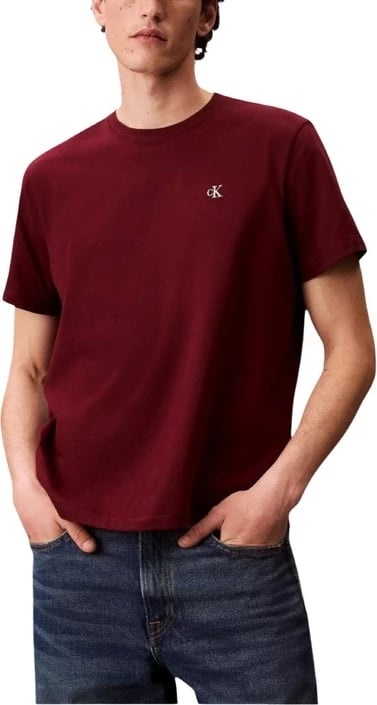 Maicë Calvin Klein Jeans për meshkuj bordeaux