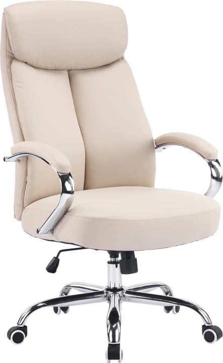 Karrige menaxheri për zyre, ngjyrë bezhë, Venza, 70x65x117-124cm